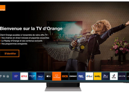 Application TV Orange sur Televiseur Samsung