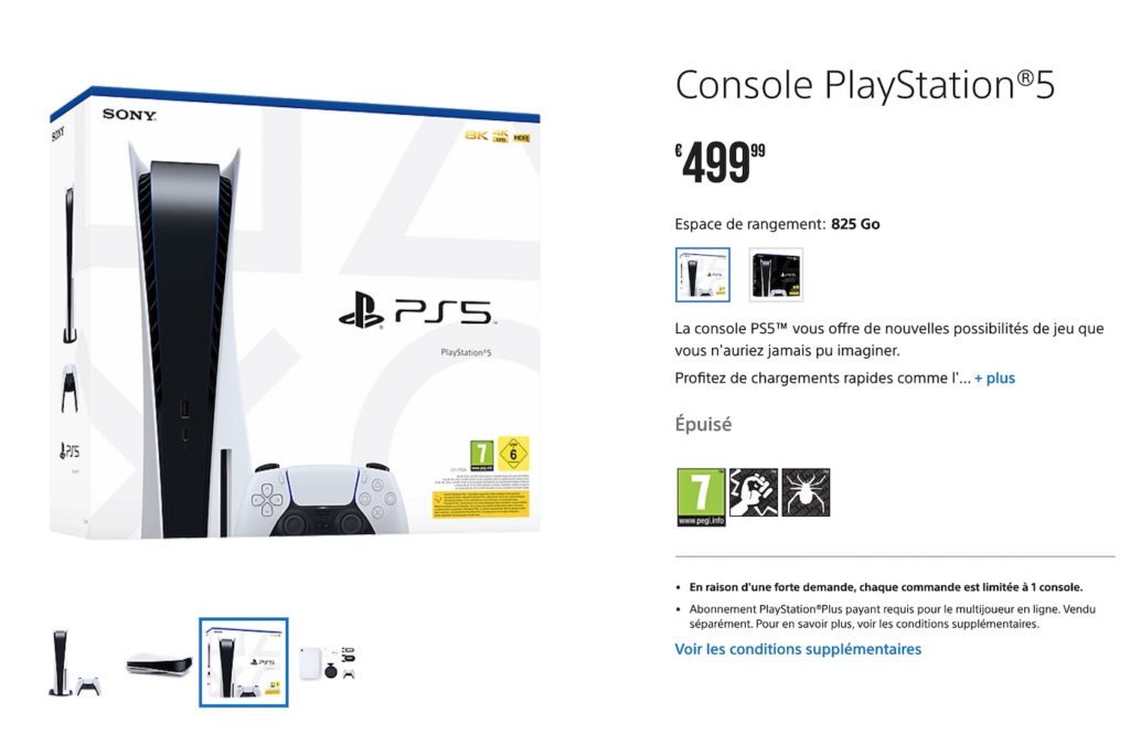 PS5 : Sony ouvre sa boutique PlayStation en France avec sa console et d'autres produits