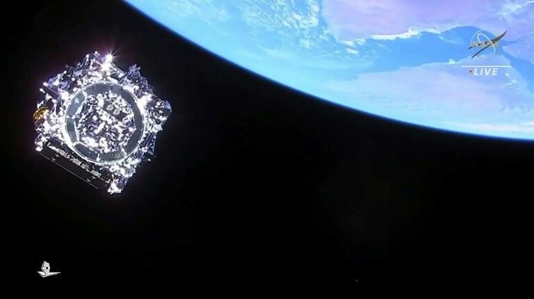 James Webb dans l'espace