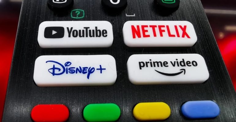 Telecommande Boutons YouTube Netflix Disney Plus Prime Video