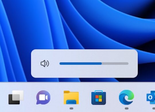 Windows 11 Nouvel Indicateur Volume