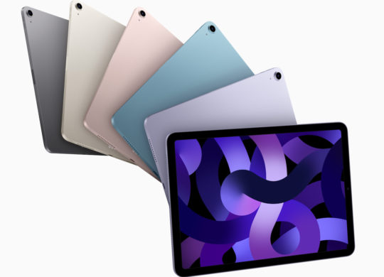 iPad Air 5 2022 Officiel Coloris