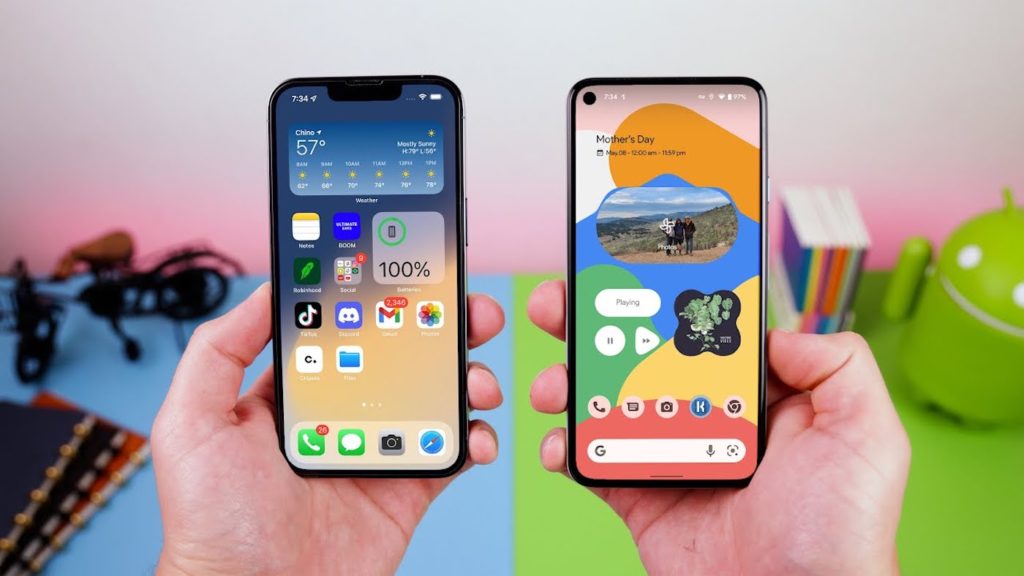 iPhone iOS vs Pixel Android