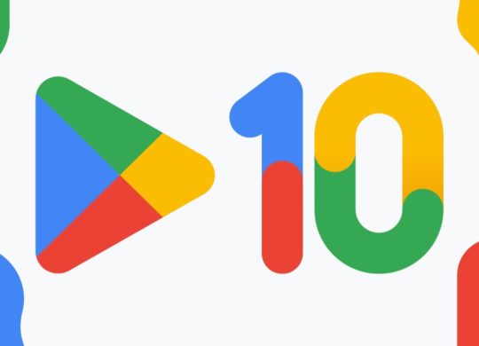 Google Play 10 ans Nouveau Logo