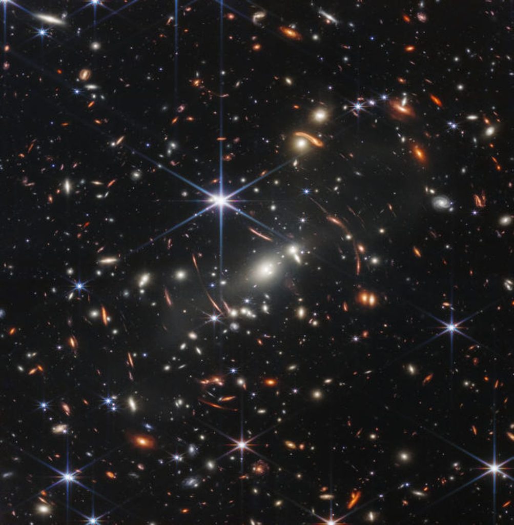James Webb première image amas de Galaxies