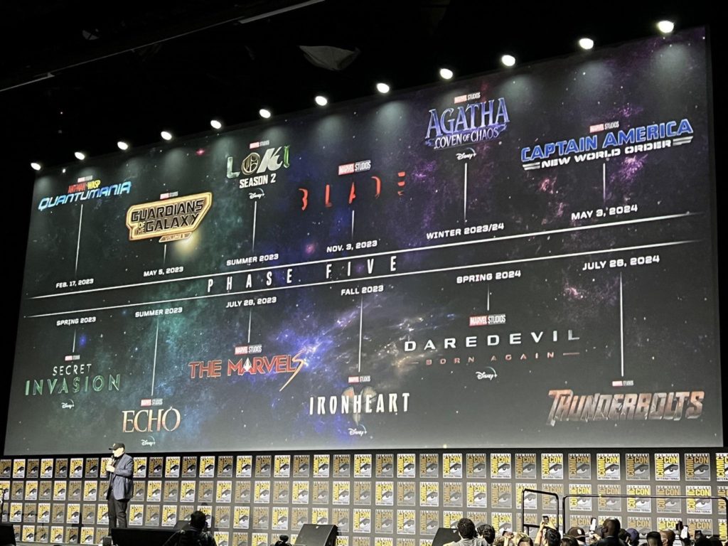 Marvel (MCU) annonce ses films et séries des phases 5 et 6, et les