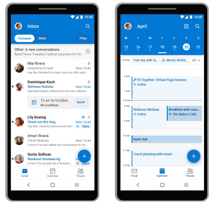 Outlook Lite Application Android 1