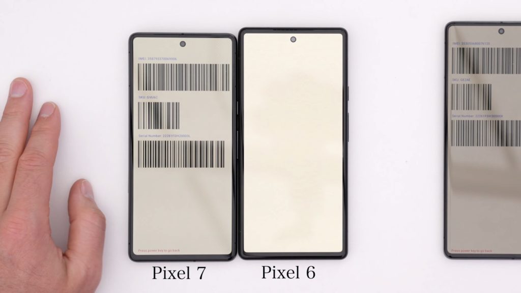 Protoype Pixel 7 vs Pixel 6