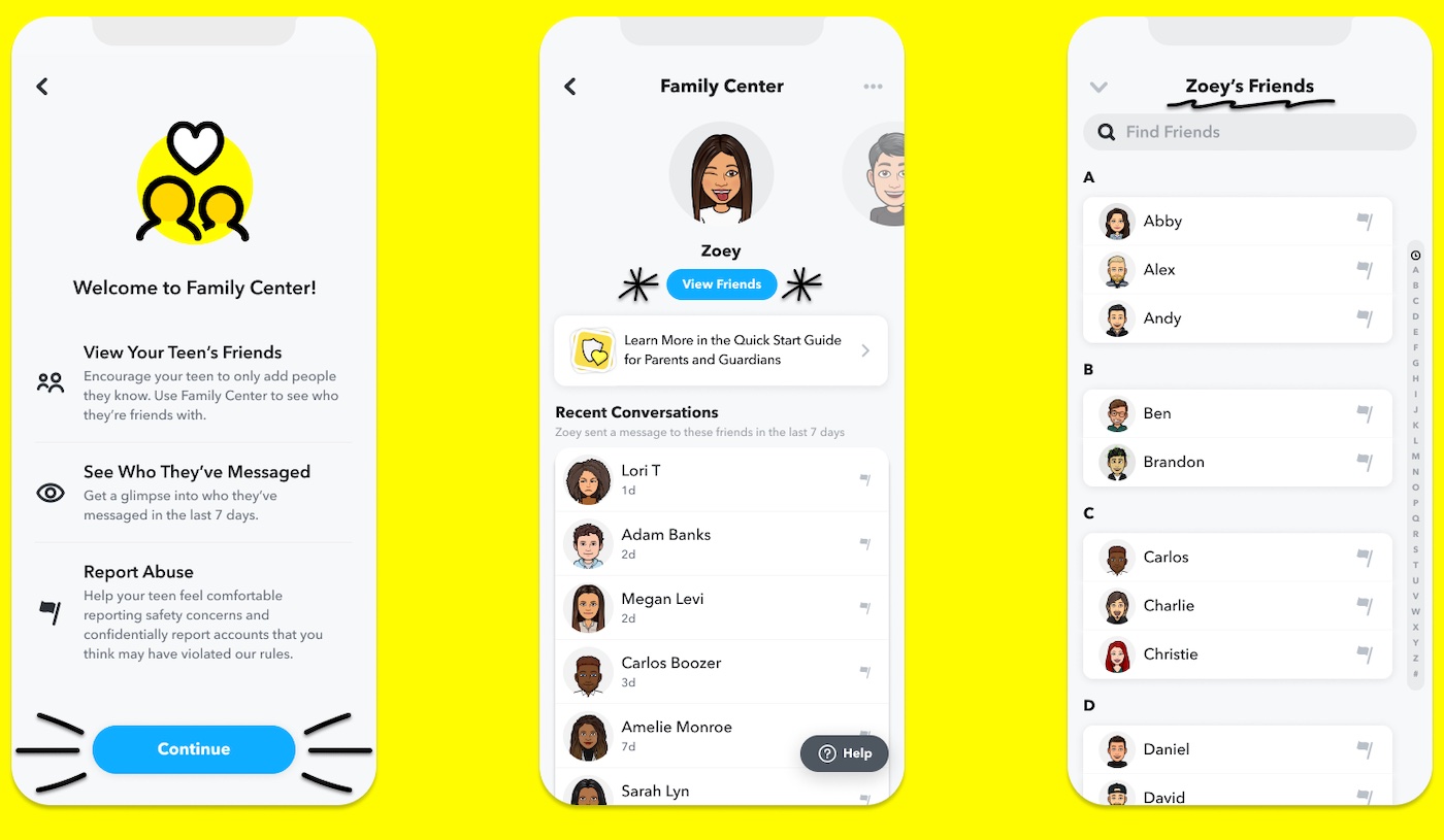 Snapchat adds parental controls to monitor kids
