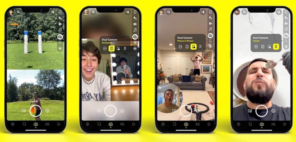 Snapchat Double Camera