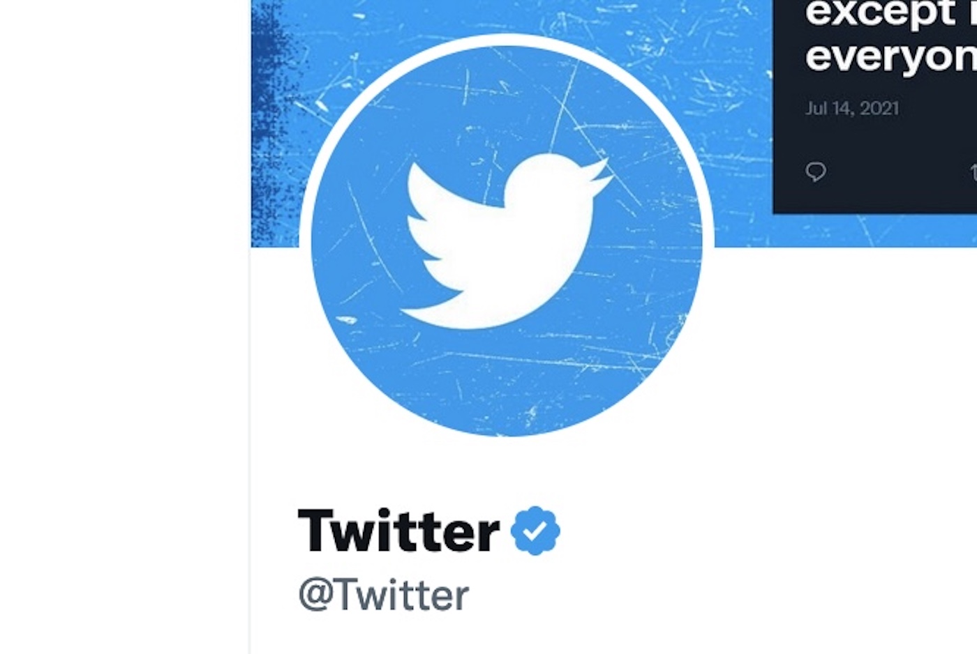 Twitter removes the blue badge from accounts certified with the old system