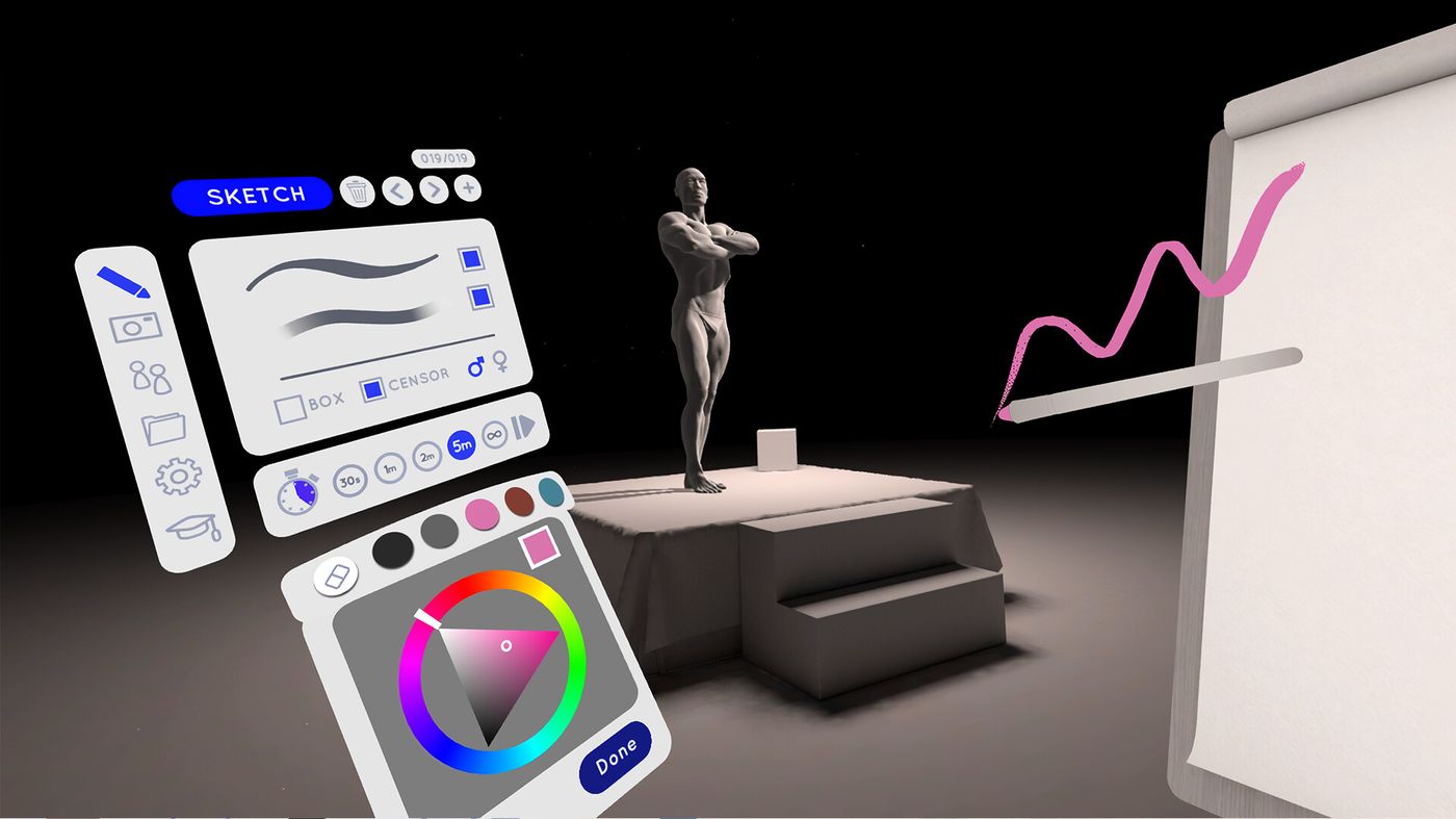 Gesture VR une superbe application VR pour améliorer sa technique en