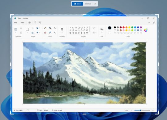 Windows 11 Outil Capture Enregistrement Ecran Video