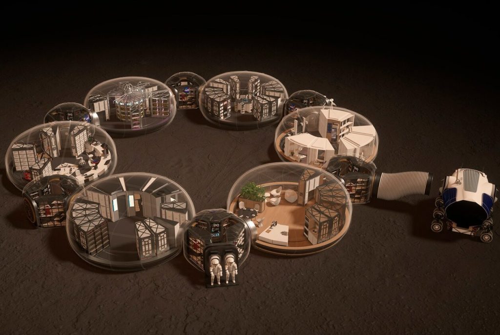 Mars habitat imprimé en 3D