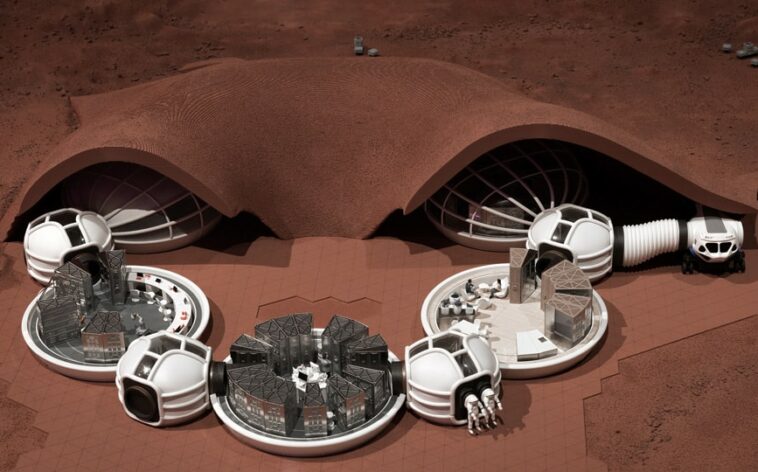 Colonization of Mars: future habitats printed in 3D?