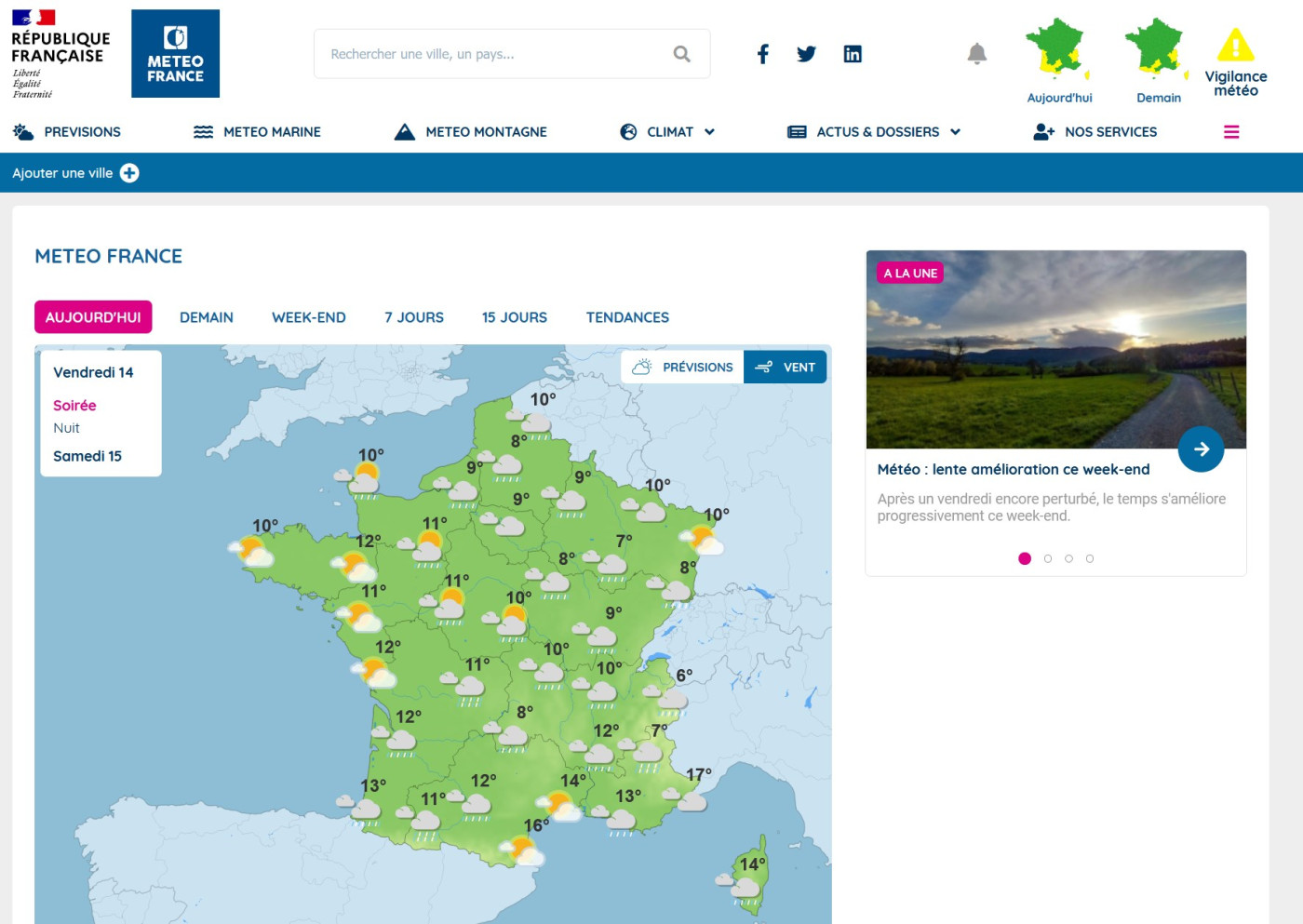 Météo-France suffered a cyberattack, causing an outage