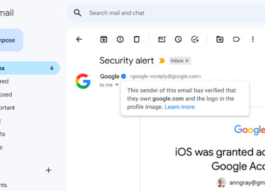 Gmail Badge Bleu Certification Email
