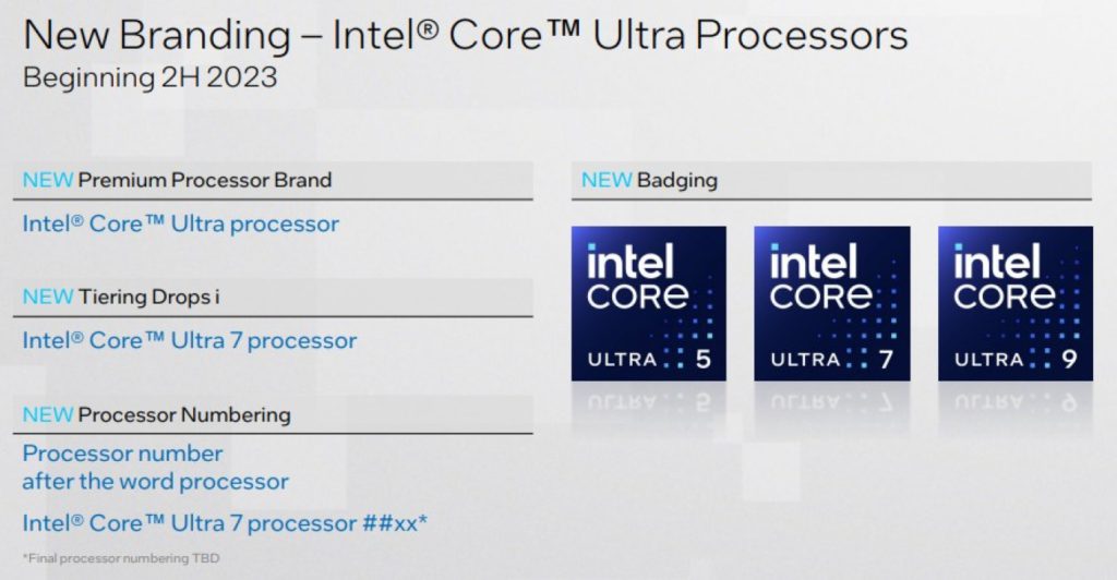 Processeurs Intel Core Ultra 5 7 9