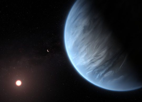 Exoplanet K2-18b (artist’s impression)