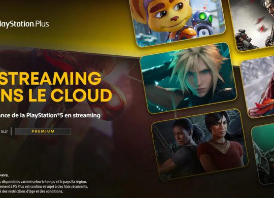 Cloud Gaming Streaming Jeux PlayStation 5 PS5
