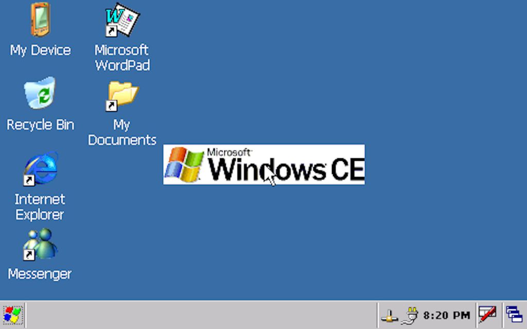 Windows CE 1024x640