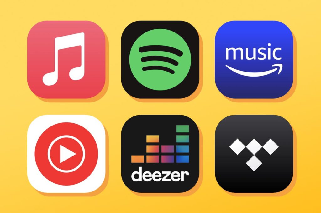 Services Streaming Musical Musique Spotify Apple Music Deezer