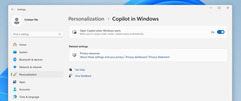 Windows 11 Reglage Copilot Lancement Automatique