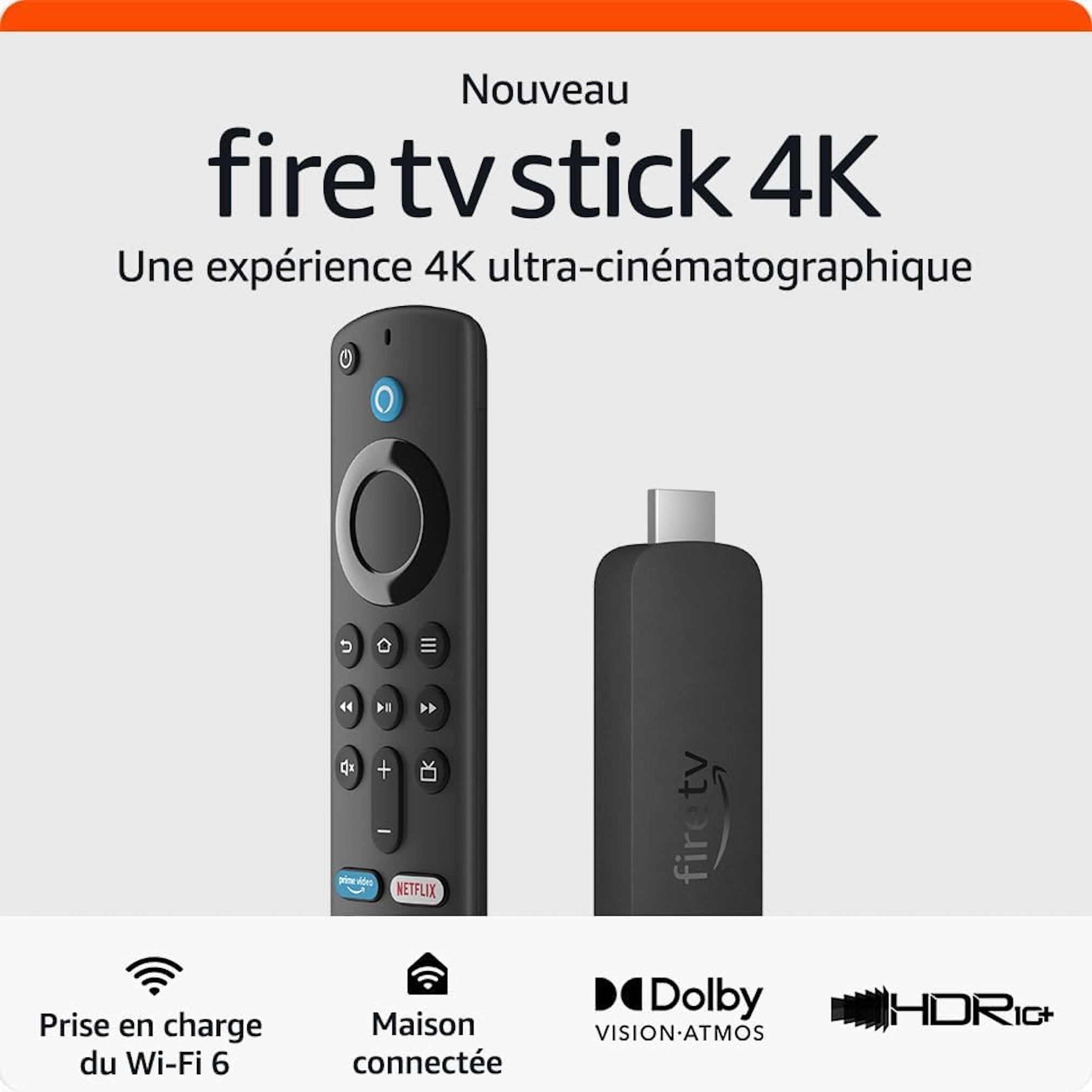 Coque télécommande Fire TV Stick 4K-Fire TV (3e génération) Coque