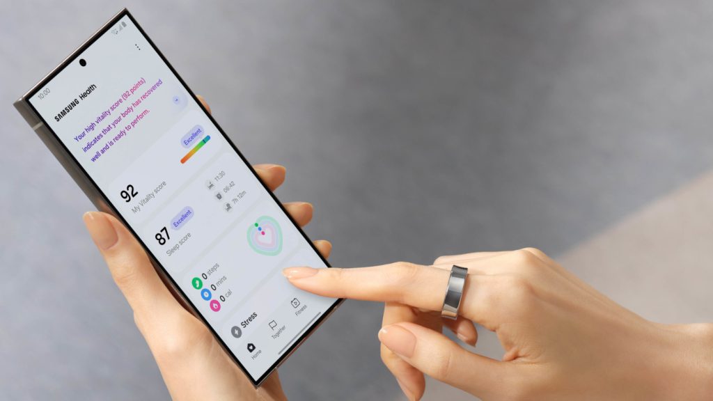 Samsung Galaxy Ring Smartphone Health