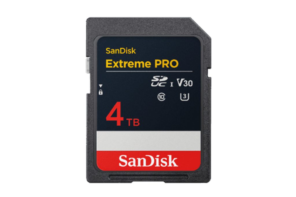 Western Digital Carte SD SanDisk 4 To