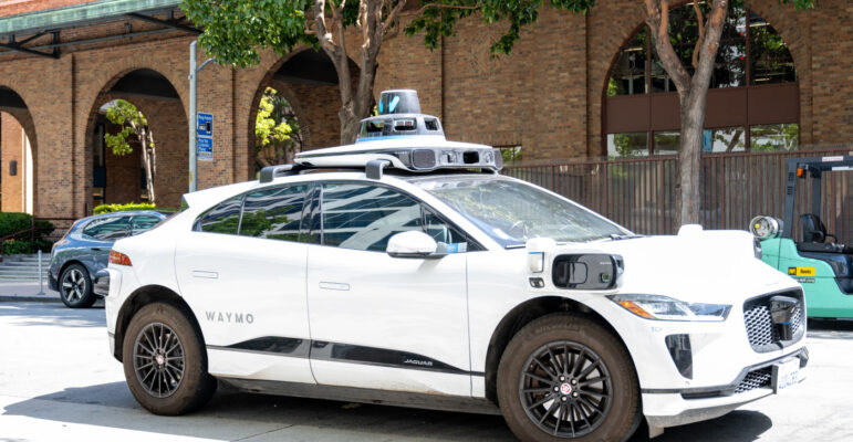 Waymo Voiture Sans Chauffeur Robotaxi
