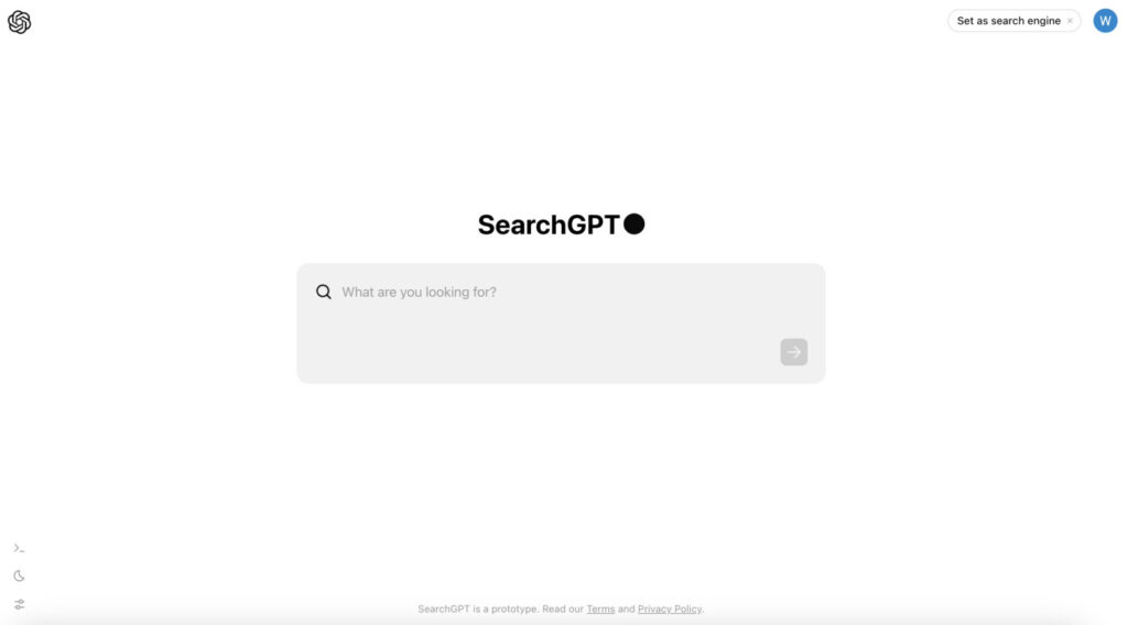 SearchGPT Moteur Recherche