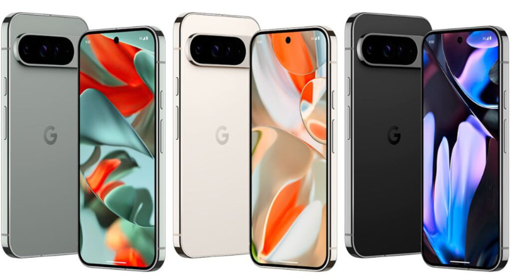 Google Pixel 9 Avant Arriere Coloris