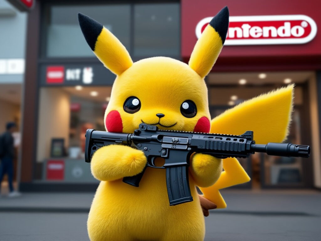 Grok-2 Generer Images Pikachu Arme