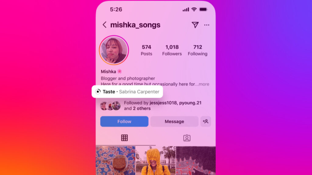 Instagram Musique Profil