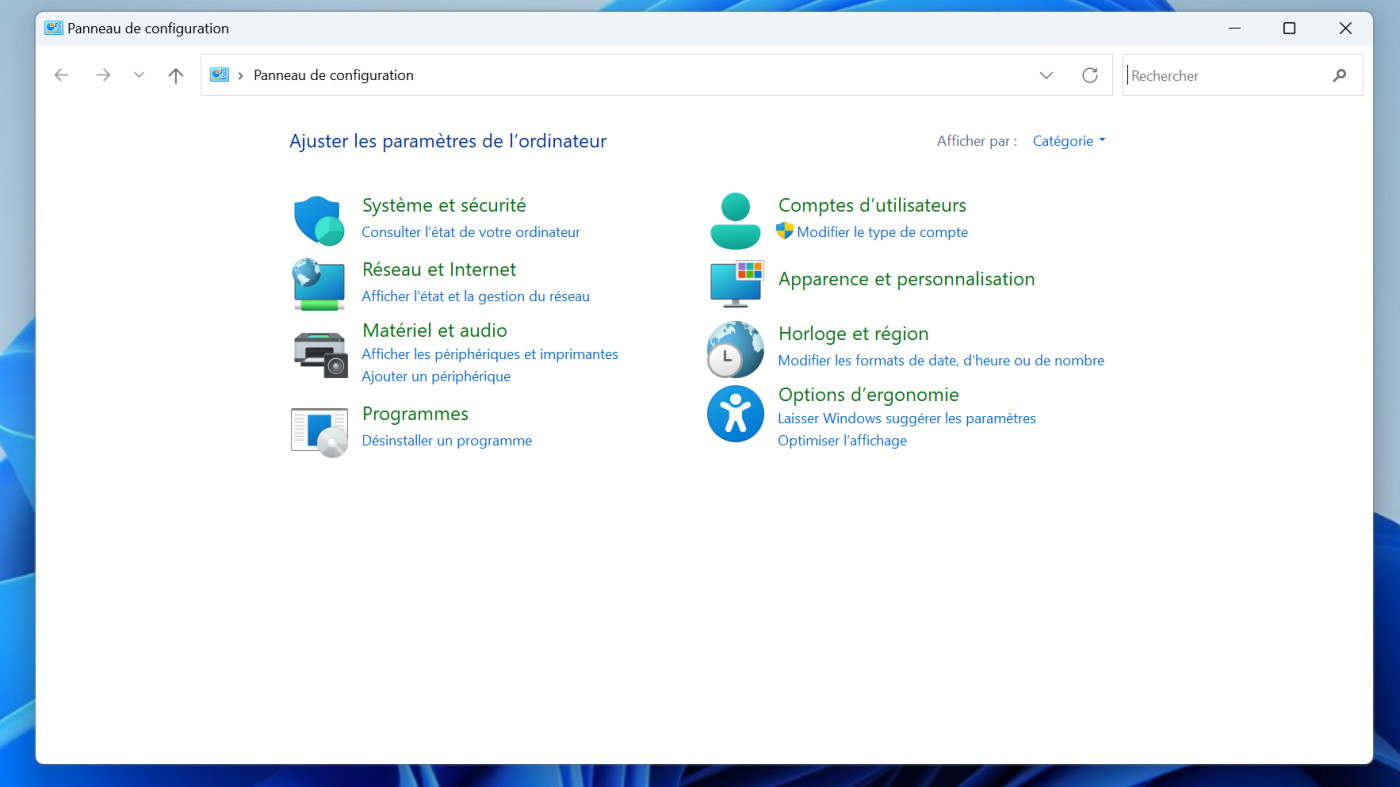 Windows : Microsoft annule l’idée de supprimer le panneau de ...