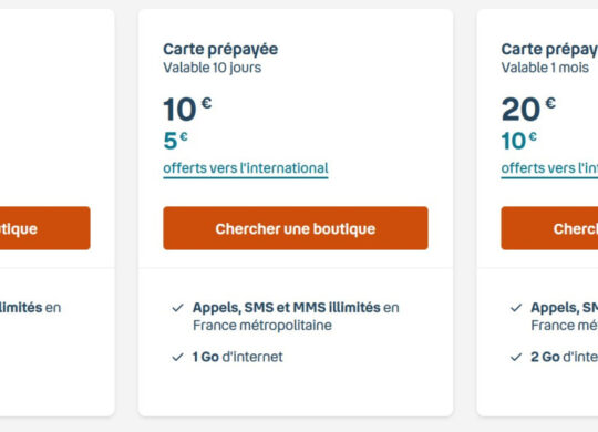 Bouygues Telecom Cartes Prepayees