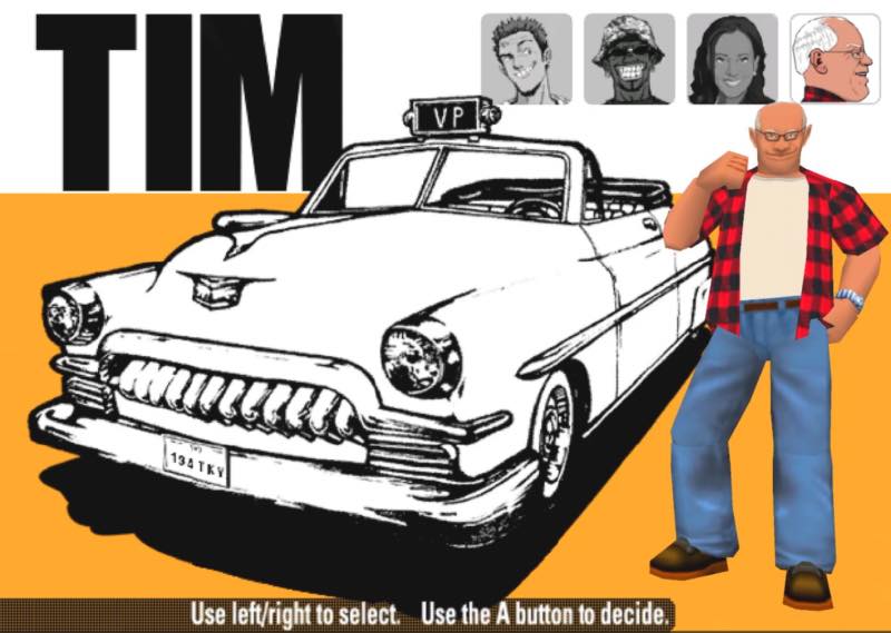 Un candidat démocrate fou de Dreamcast est devenu un personnage du jeu Crazy Taxi !