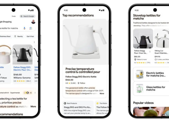 Google Shopping Intelligence Artificielle