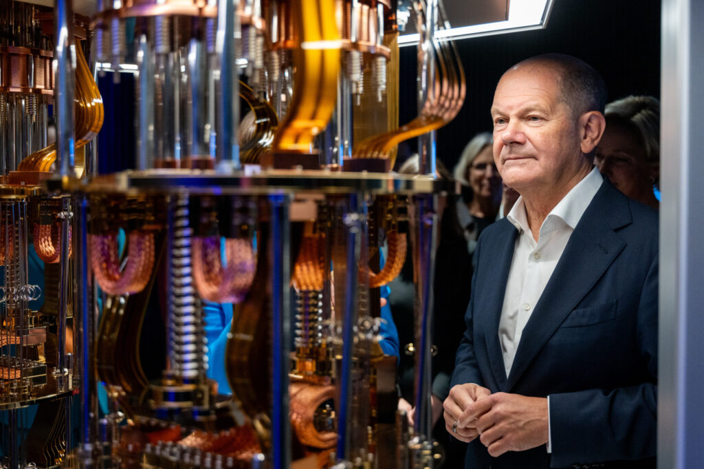 Olaf Scholz IBM Data Center Quantique Allemagne