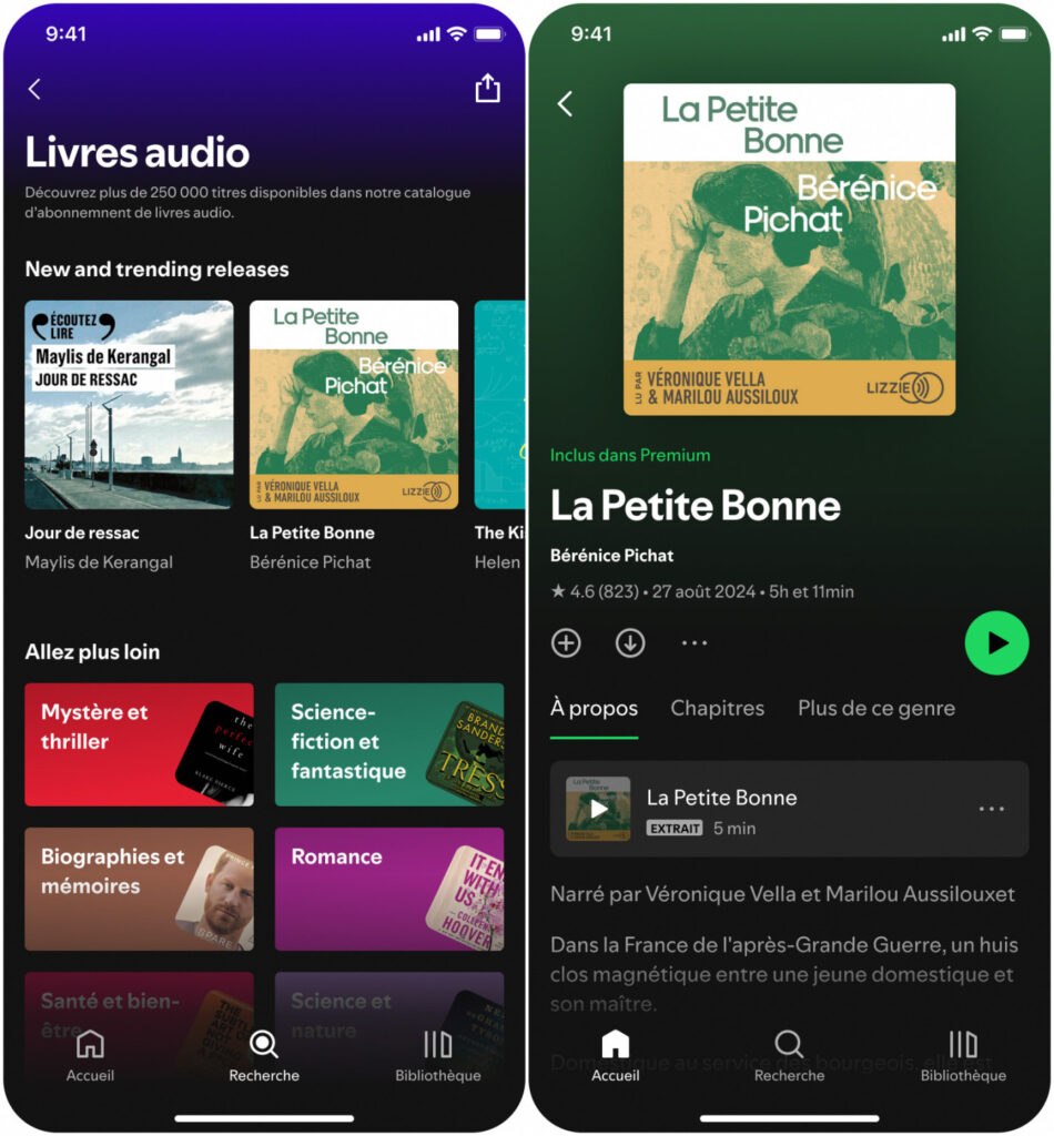 Spotify Livres Audio