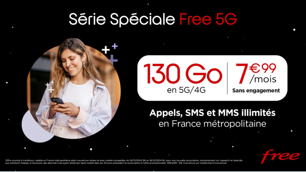 Free Mobile Forfait 130 Go Novembre 2024