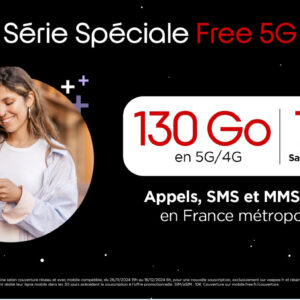 Image article Free Mobile lance un forfait 5G de 130 Go à 7,99€/mois « à vie »