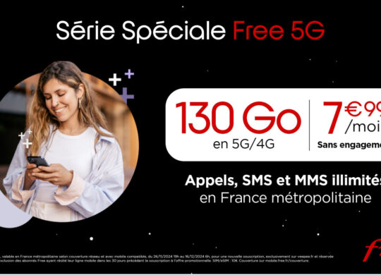 Free Mobile Forfait 130 Go Novembre 2024