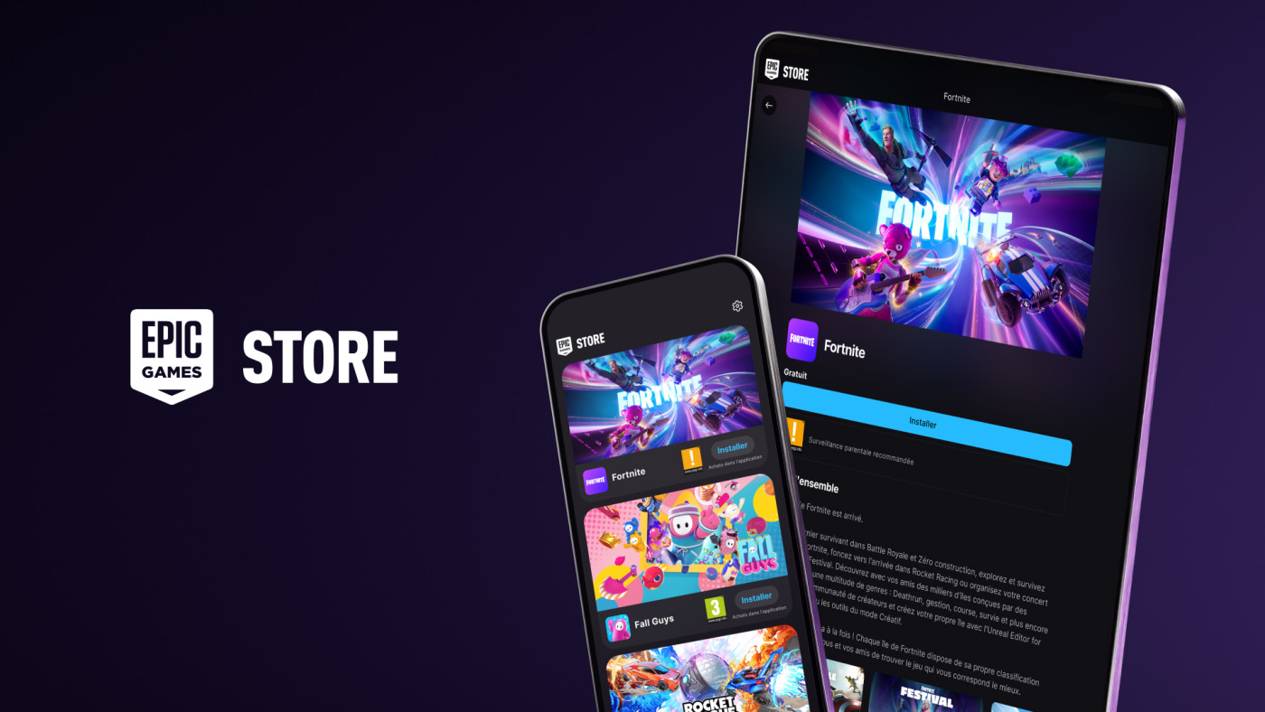 L'Epic Games Store va être préinstallé sur des millions de smartphones Android