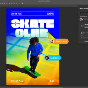 Image article Adobe Photoshop teste la collaboration en temps réel