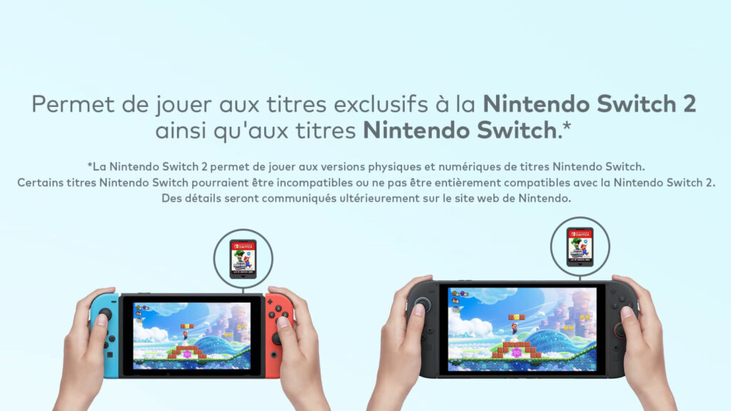 Nintendo Switch 2 Retrocompatibilite