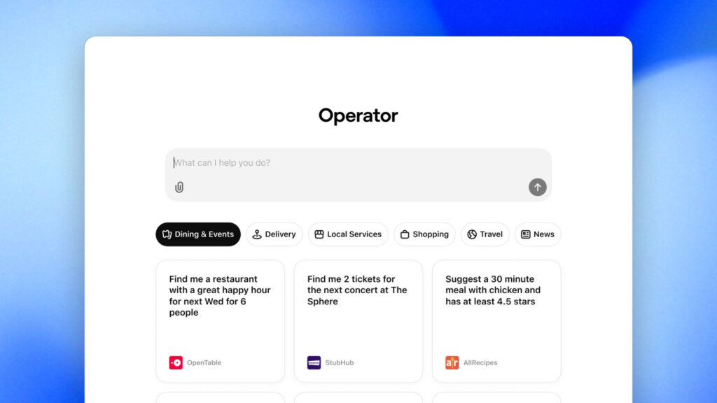 Operator OpenAI