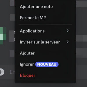 Image article Discord ajoute une option « Ignorer » pour bloquer différemment les utilisateurs