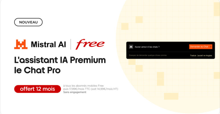 Free Mistral AI Le Chat Pro Offert